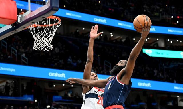 九游平台-哈登轰43+7梦回火箭时代，快艇勇猛反衬76人尴尬